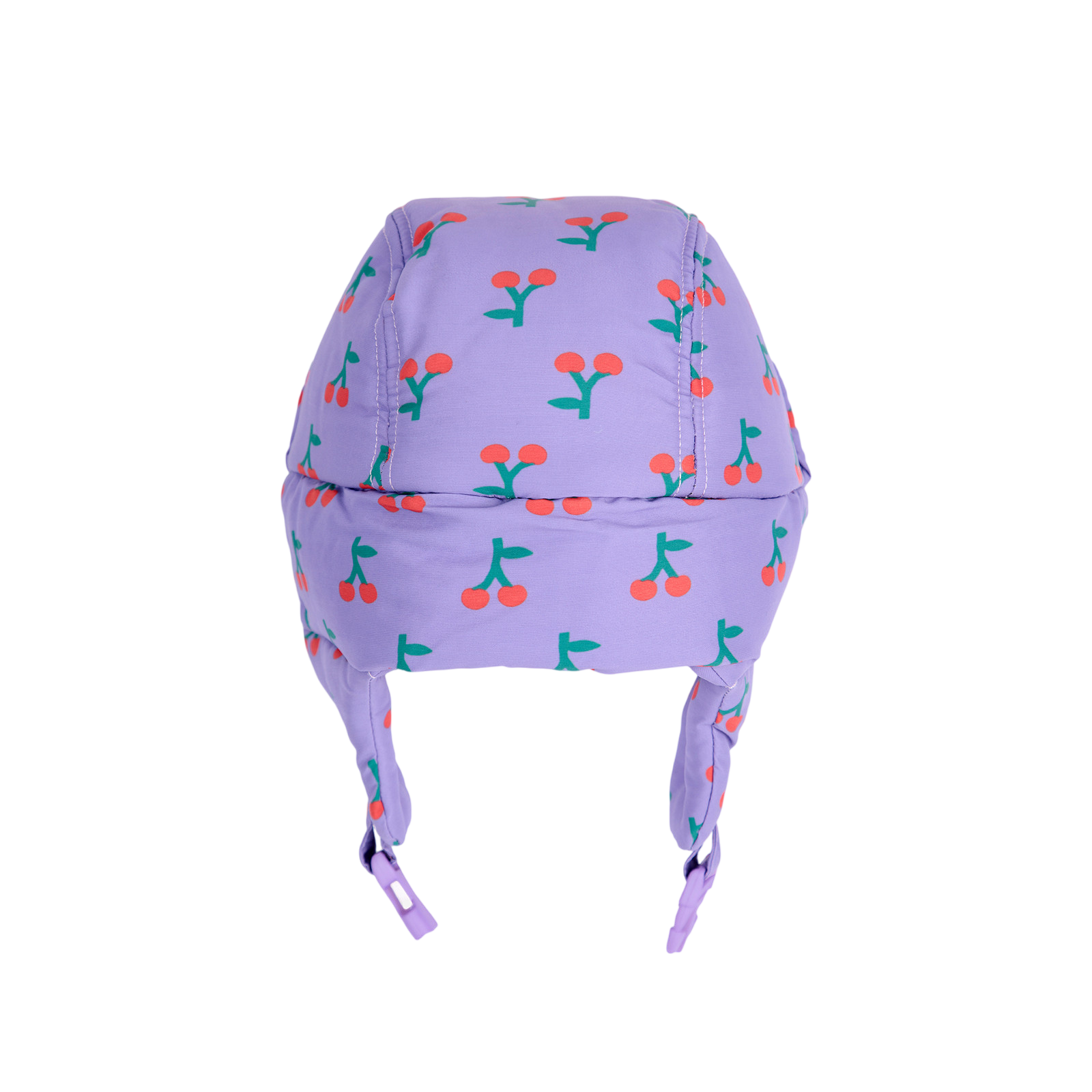 Bonnet bébé Chapka Cherry all over Purple