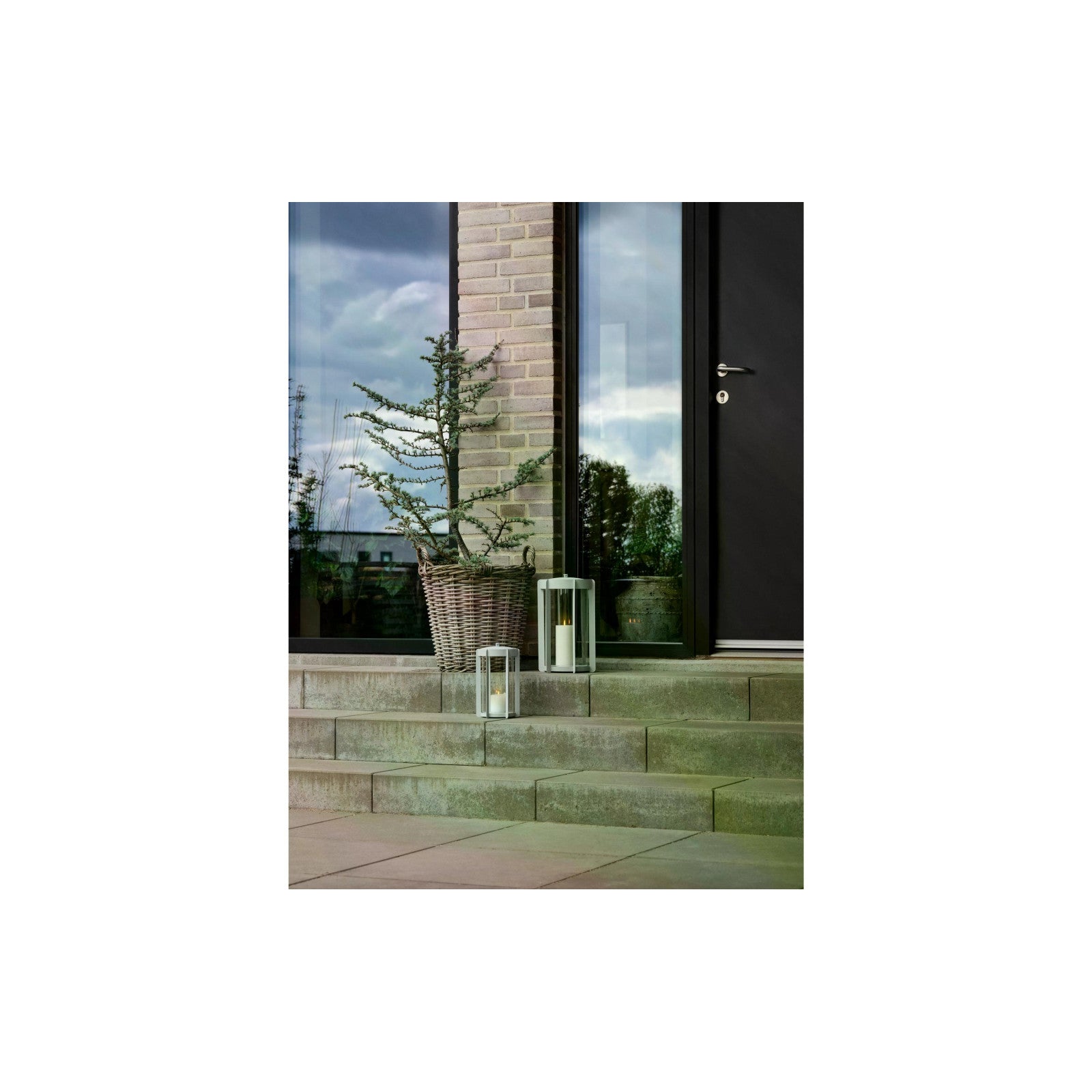 Lanterne Firefly S 25 cm, gris clair