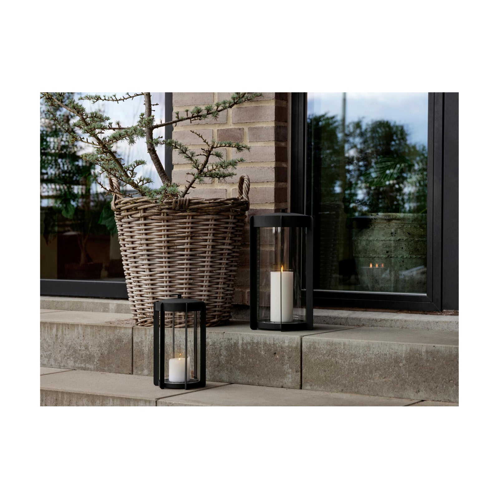 Lantern Firefly S 25 cm black