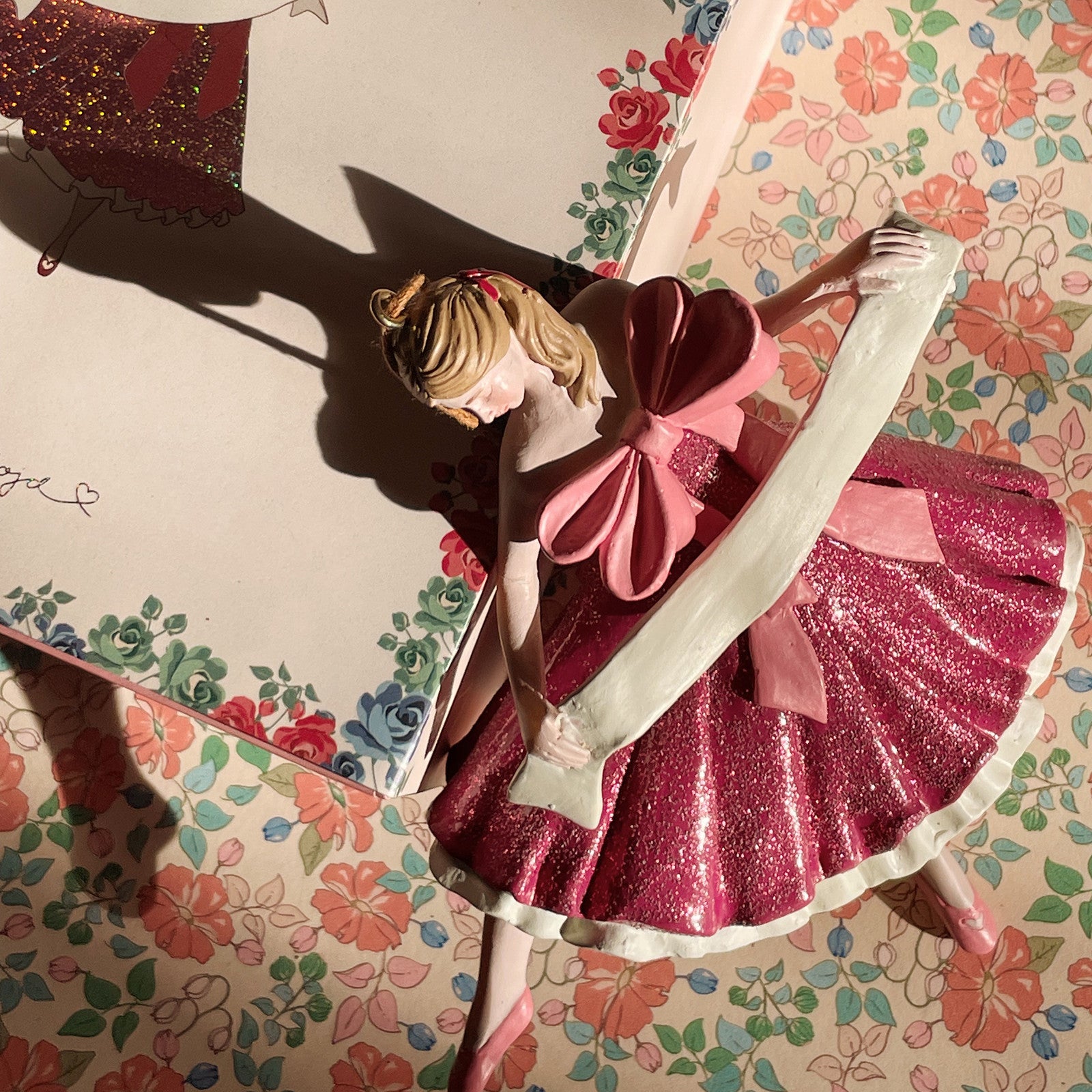 Weihnachtsschmuck Ornament Bow Ballerina