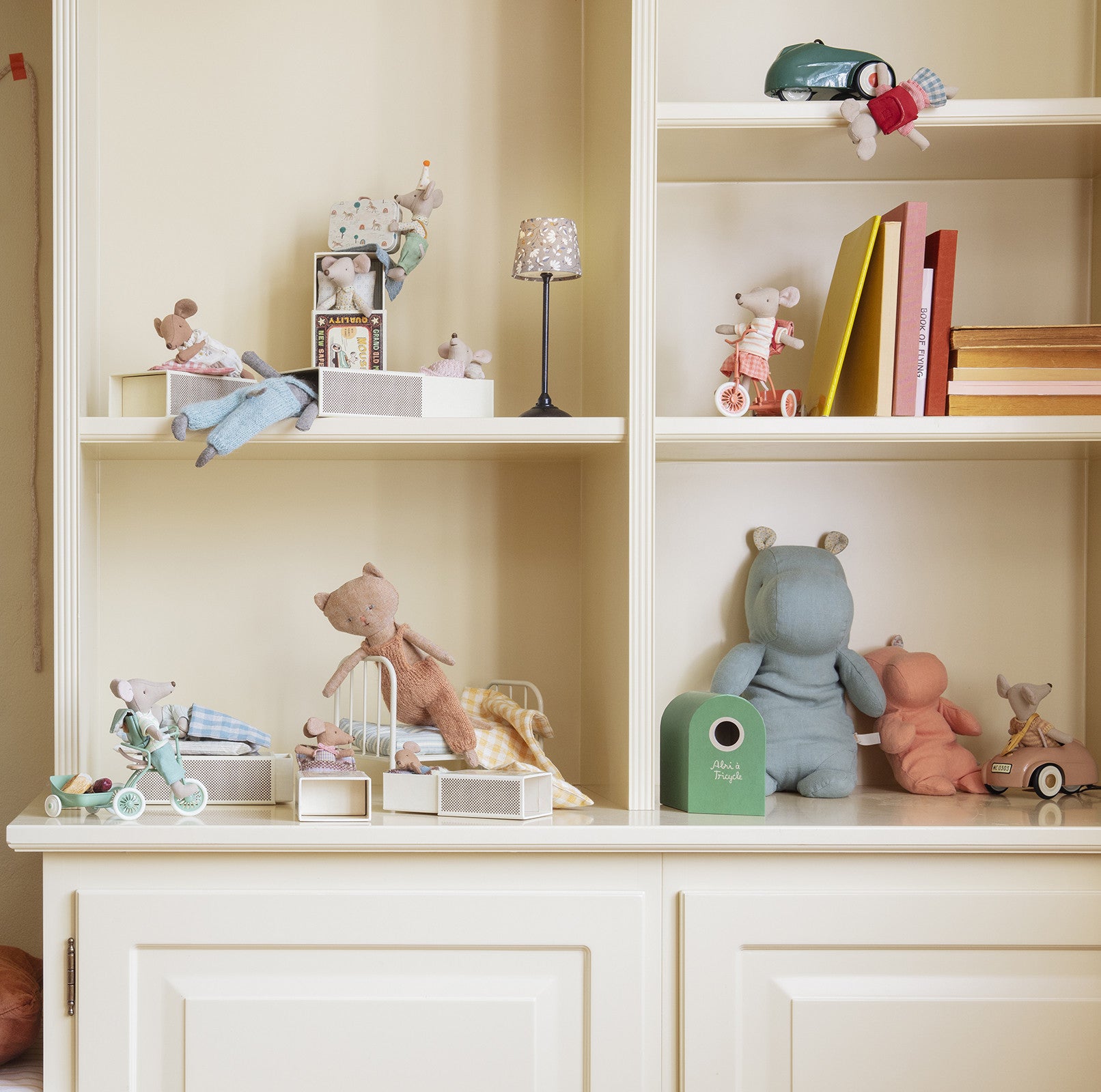 Maileg mouse little brother in matchbox