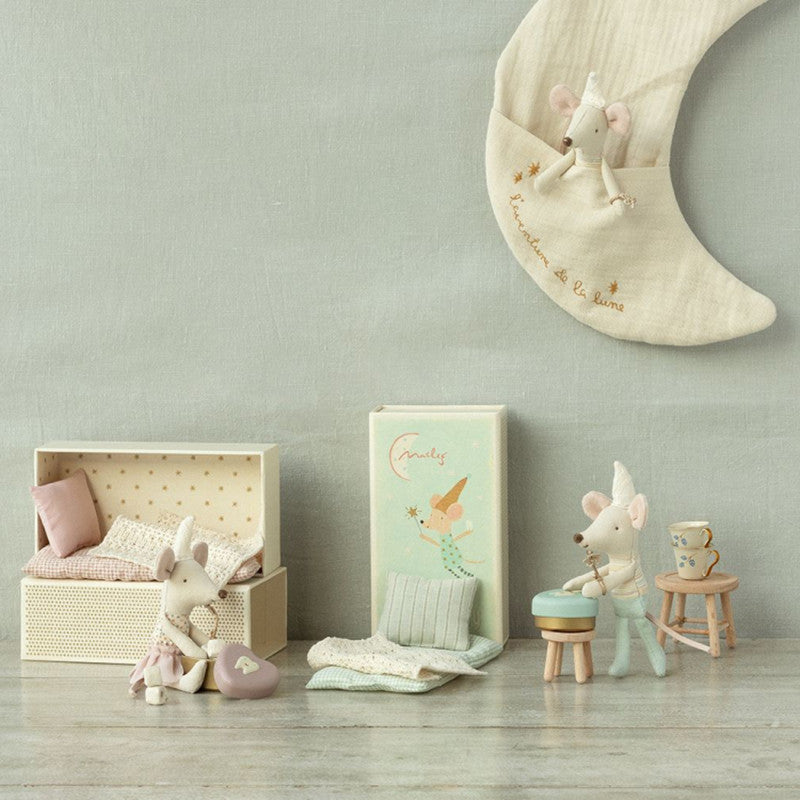 Maileg souris souris fée des dents petit frère dans boîte d'allumettes