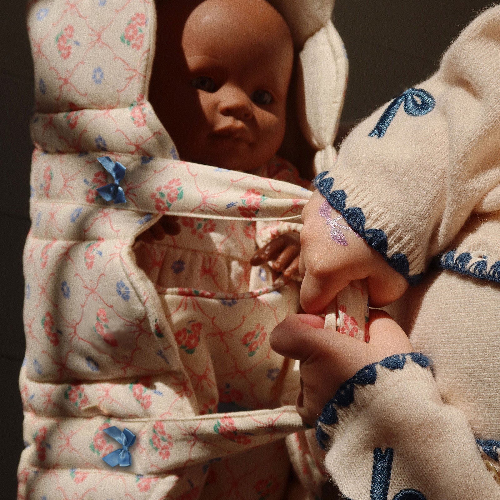 Sac de transport pour poupées Fleur Decor