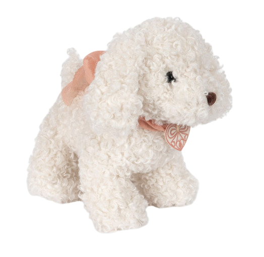 Plüsch Welpe Yvette Off White