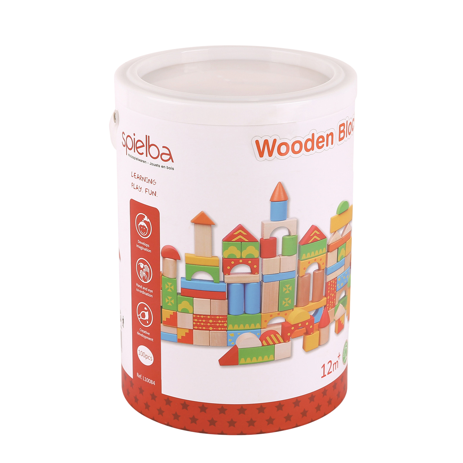 Spielba Holzbausteine 100 Stück