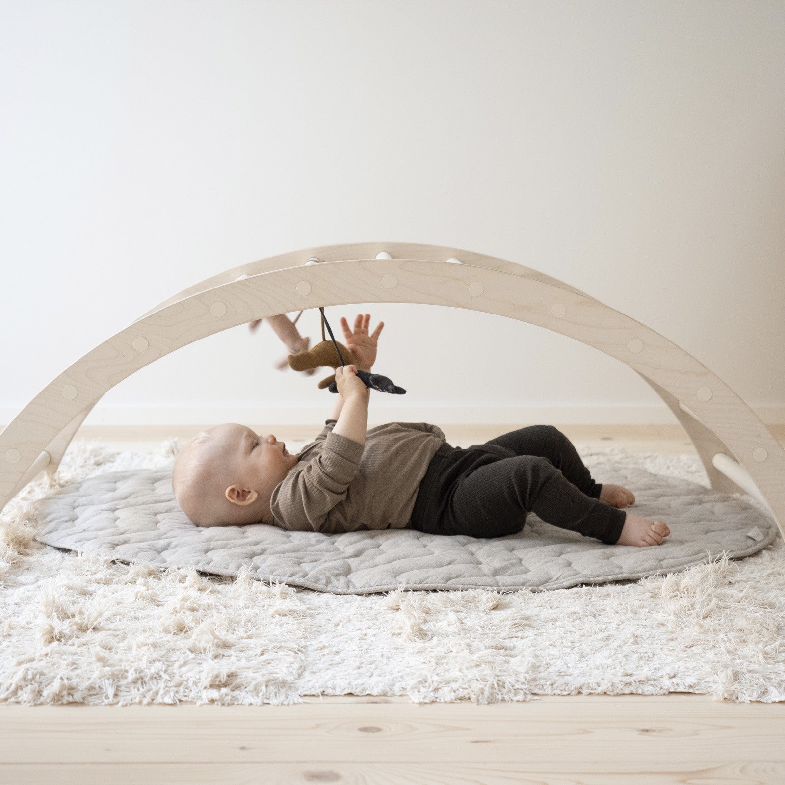 Chaise longue à bascule LAAKSO Bouleau