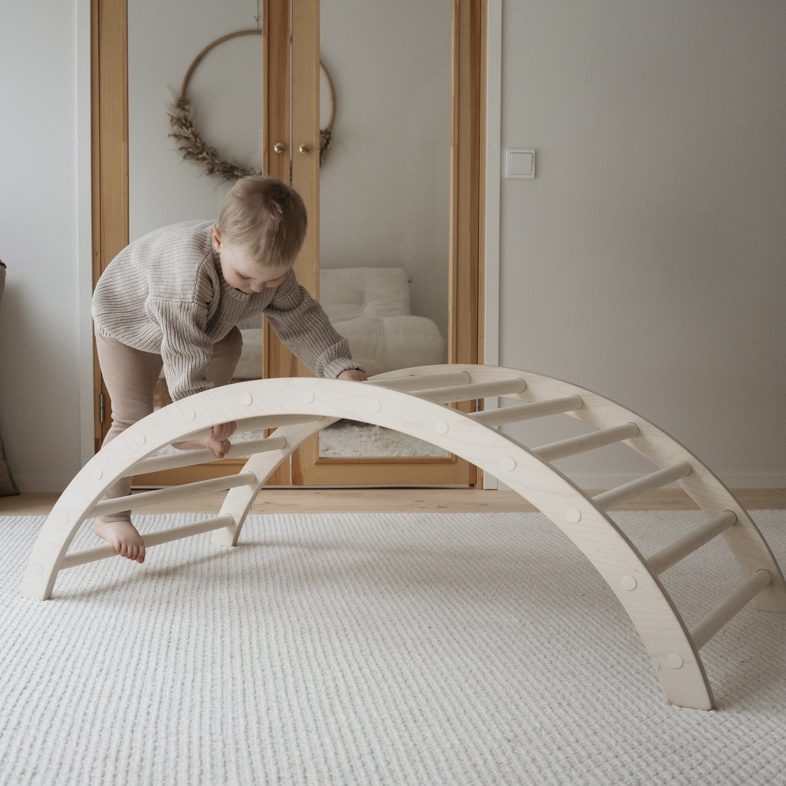 Chaise longue à bascule LAAKSO Bouleau