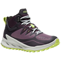 Hiking boots W Zionic Mid WP black plum/daiquiri green