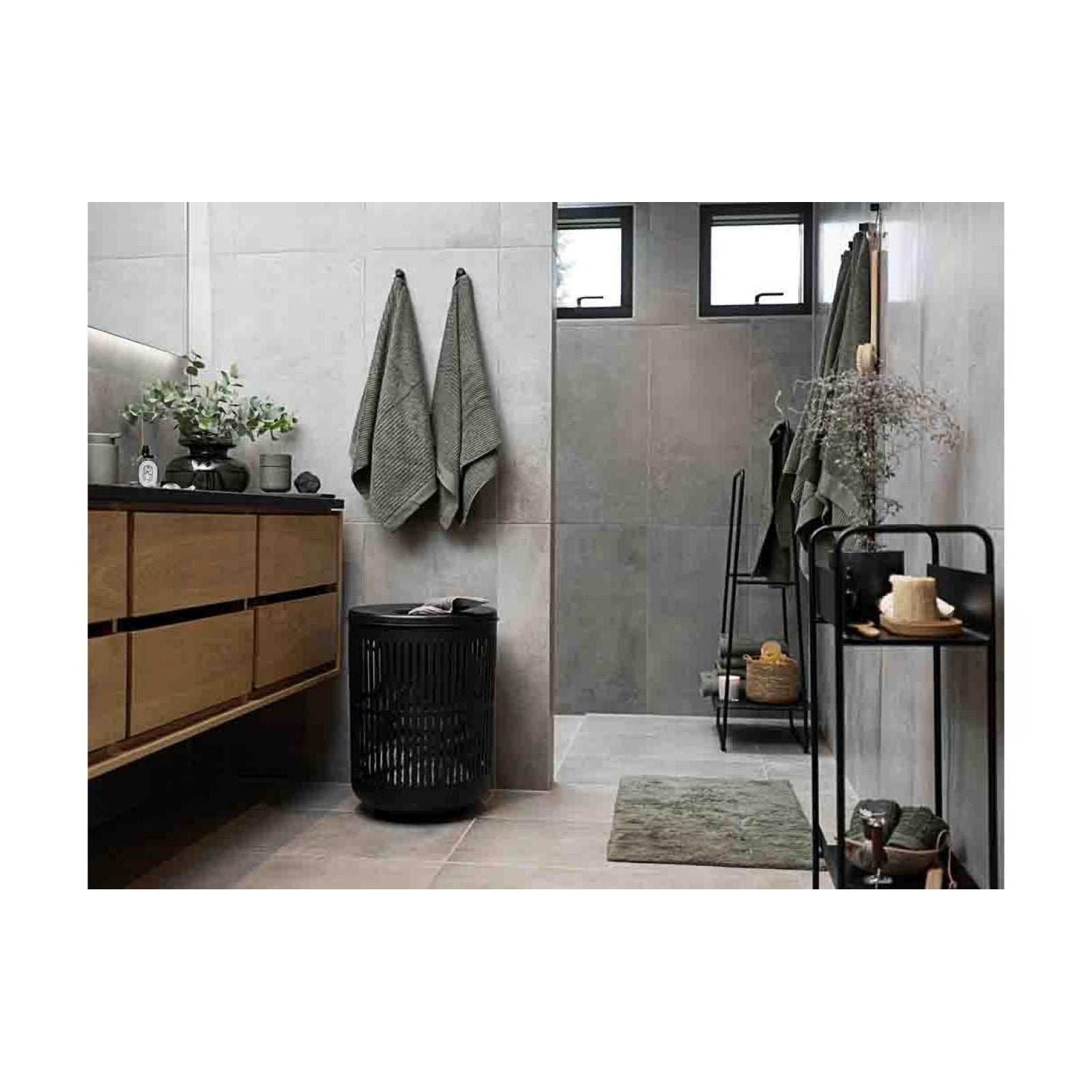 Zone Denmark Duschtuch Classic 70 x 140 cm, Olive Green