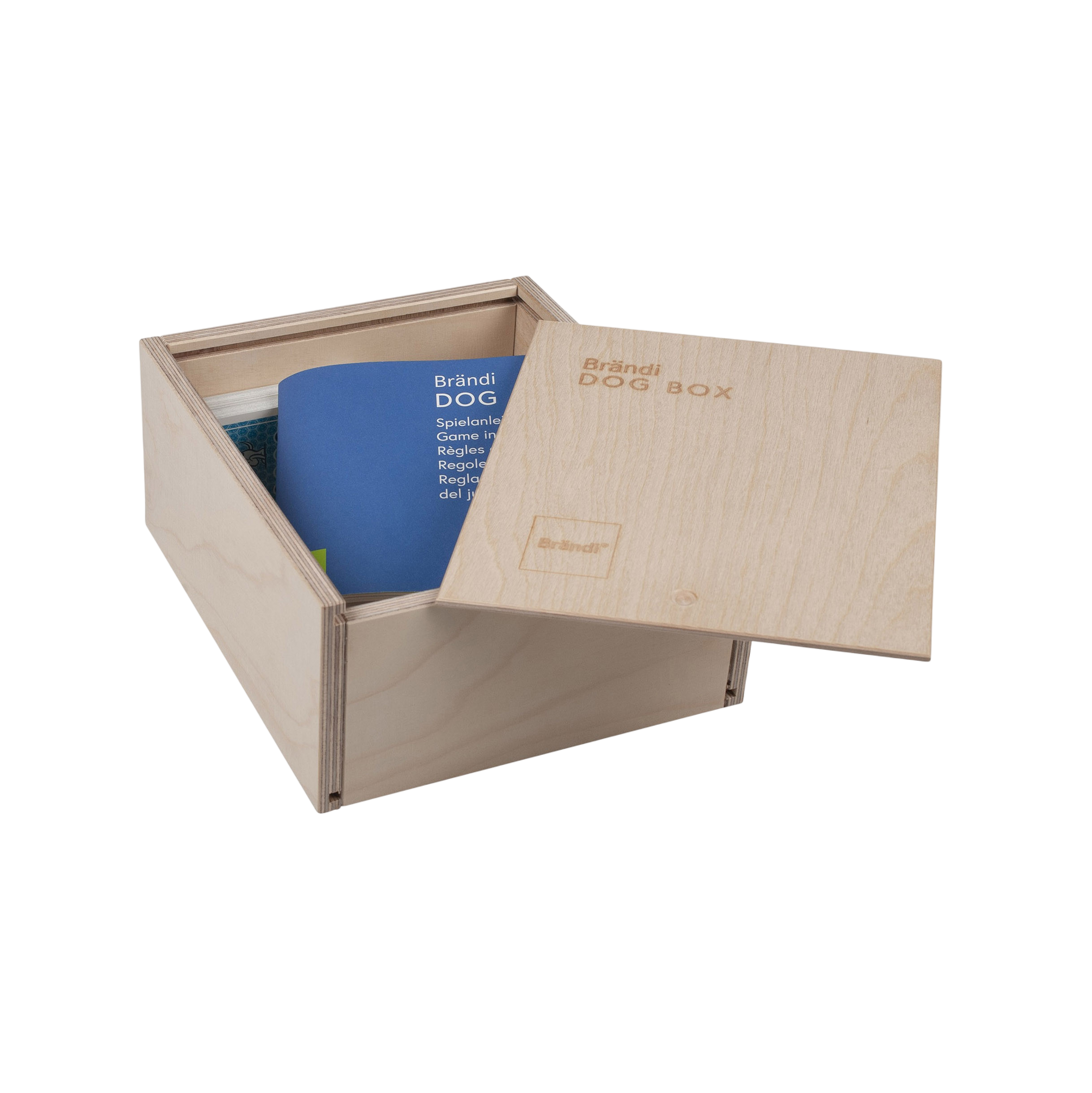 Boîte en bois Brändi Dog pour 3, 4 et 6 joueurs
