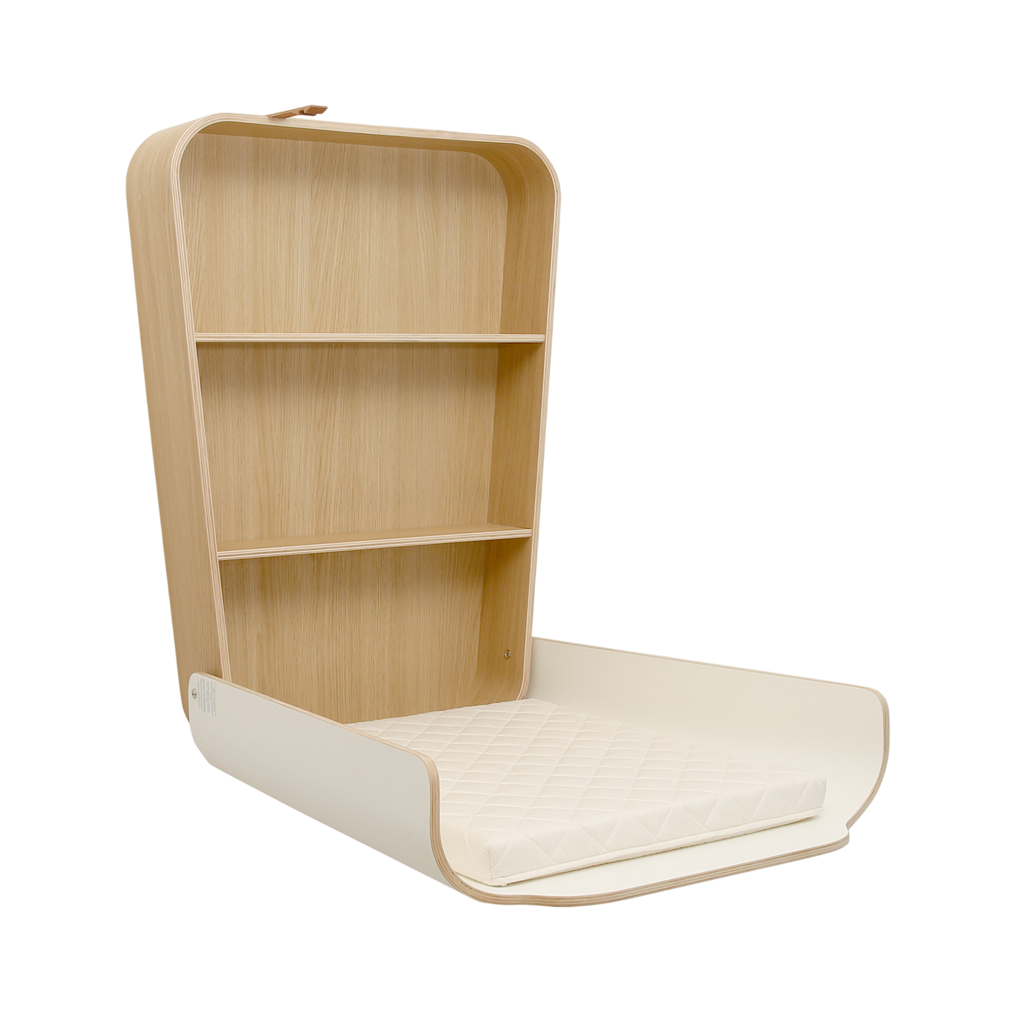 Wall-mounted changing table NOGA White