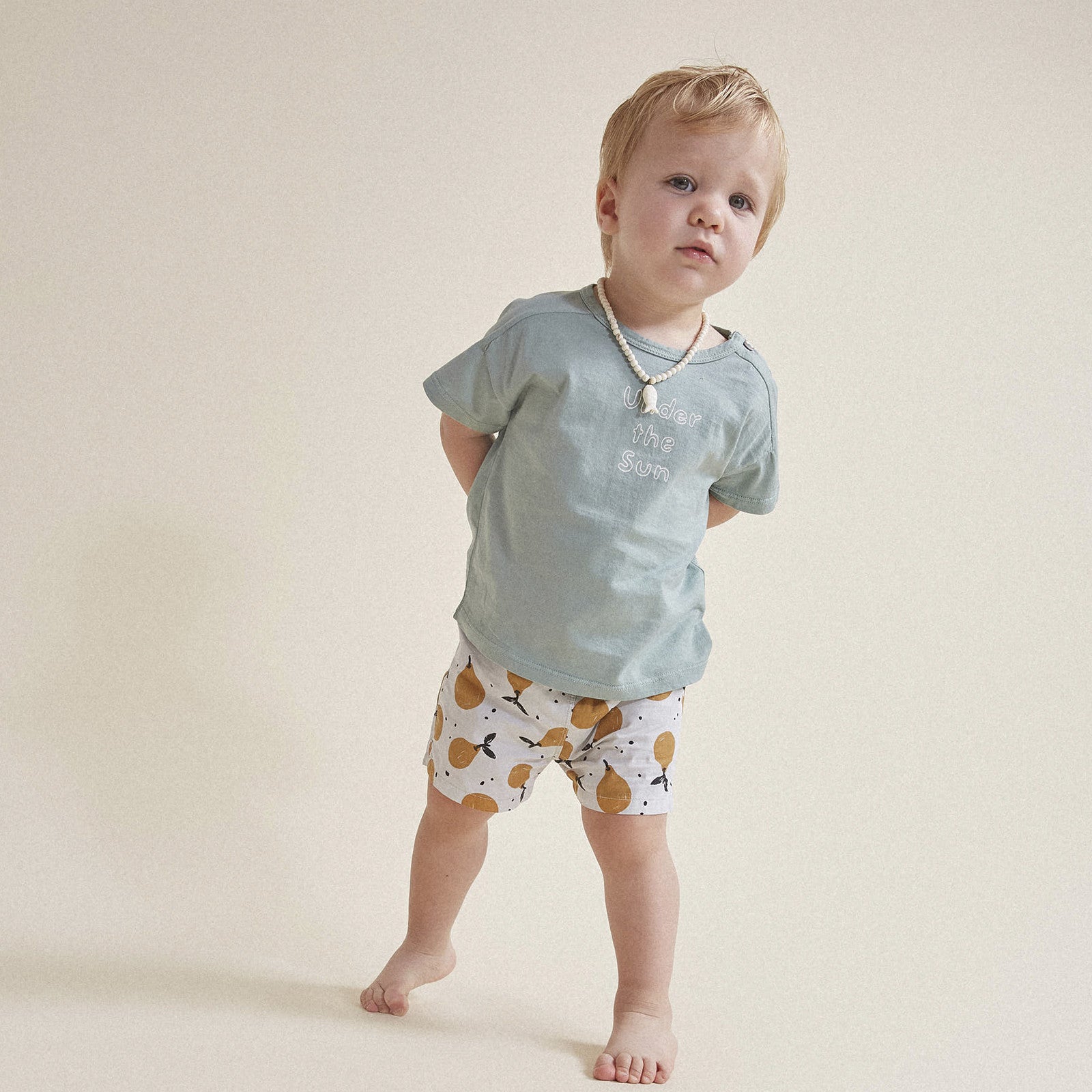 Baby T-Shirt Sun Sage Green