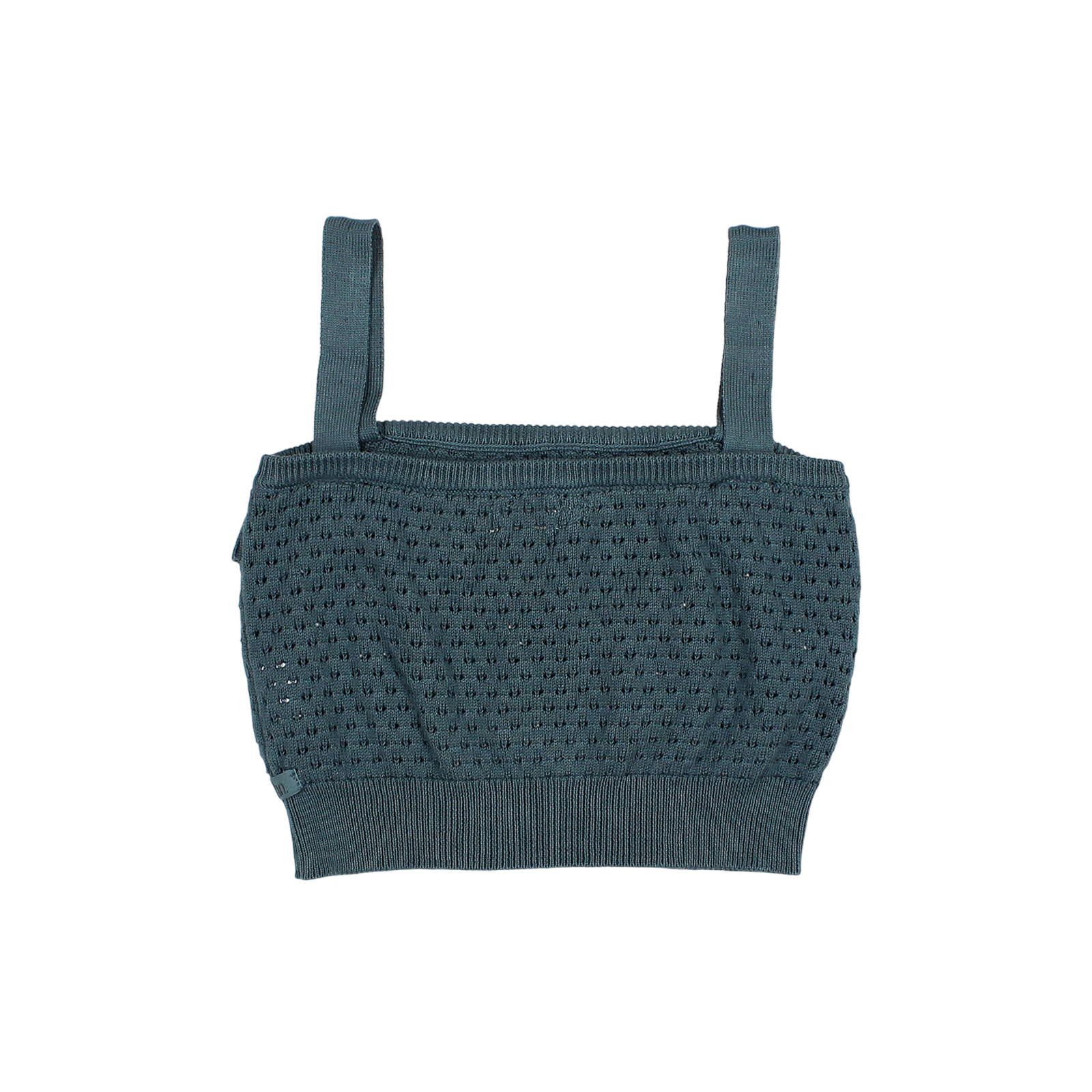 Top Boho bleu sarcelle