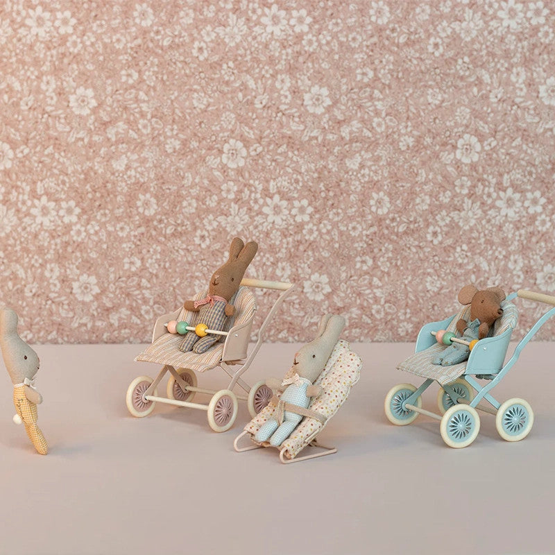 Maileg Kinderwagen Maileg Baby Blau