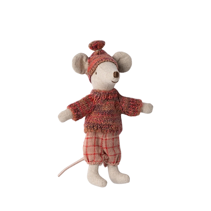 Maileg mouse big sister with ski set