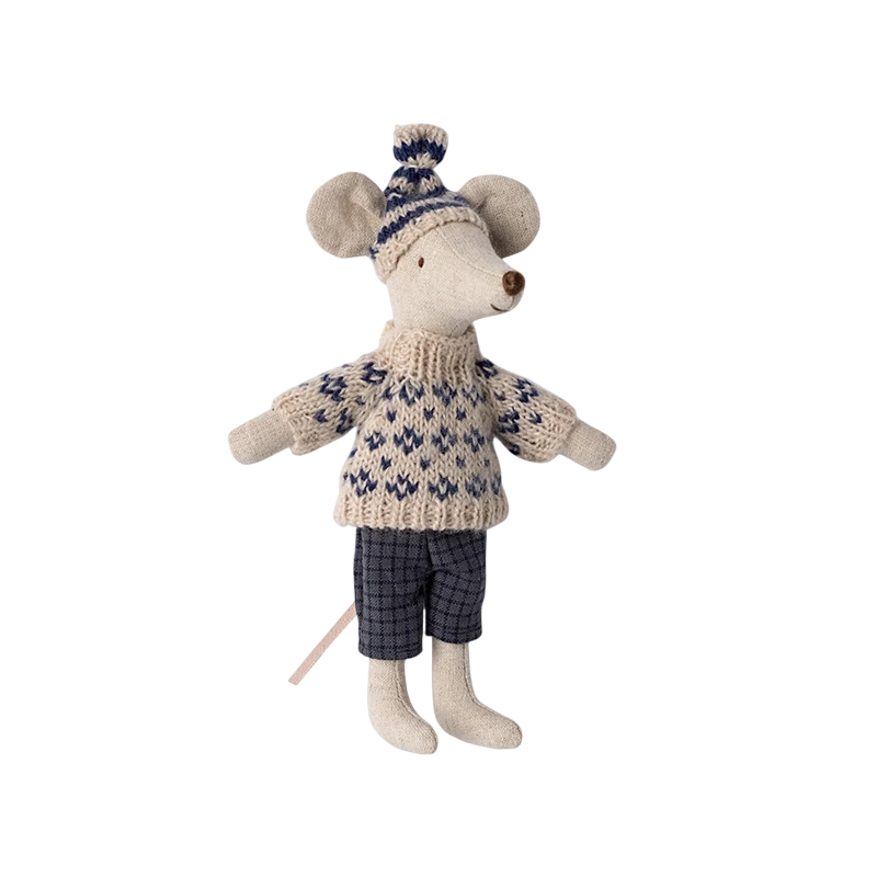 Maileg Maus Papa mit Skiset