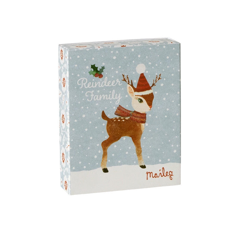 Metallornament Rentierfamilie