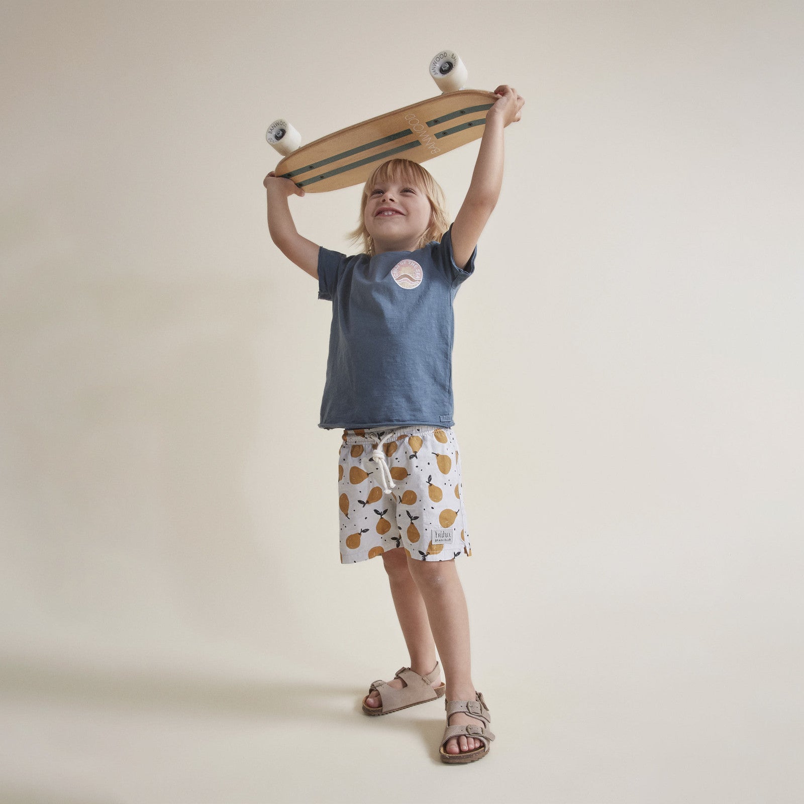 Pears Sky Gray swim shorts