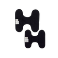 Imse Vimse fabric panty liners without buttons 3-pack black