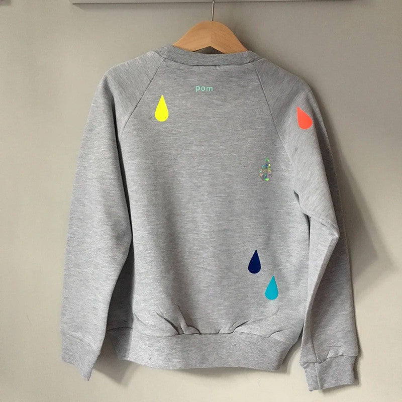 Sweatshirt Drops Grey