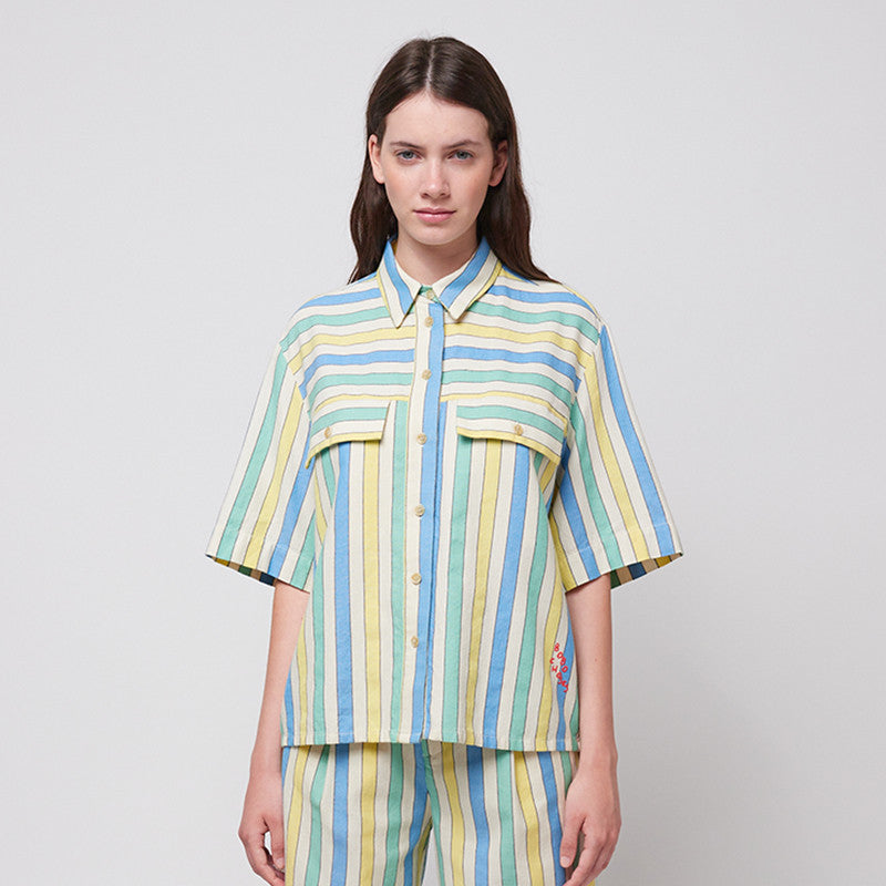 Adult Hemd Stripes Relaxed Multicolor