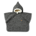 Teddy Poncho Leopard Grey