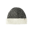 Teddy hat Leopard Grey