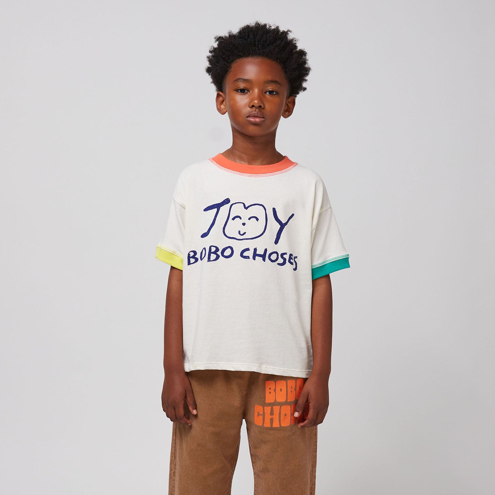 T-shirt Smiling Offwhite