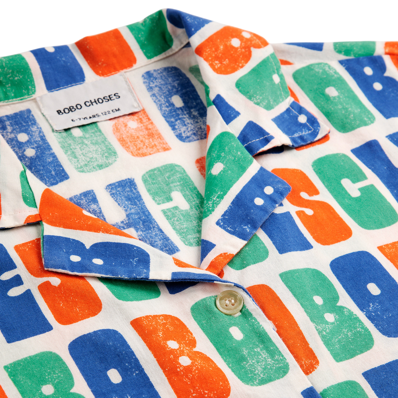 Shirt Multicolor Bobo Choses All Over Offwhite