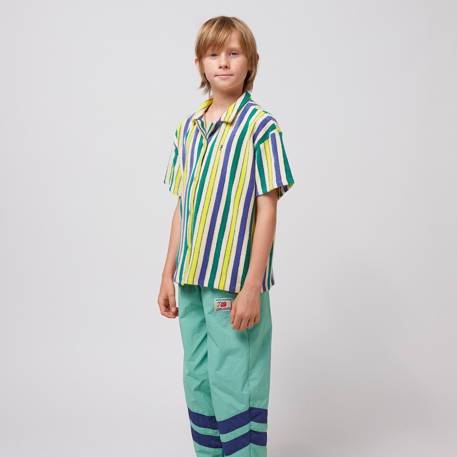 Pantalon Smiling Color Block Multicolor