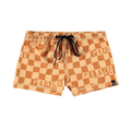 Badehose UPF 50+ Checkered Peace Yellow