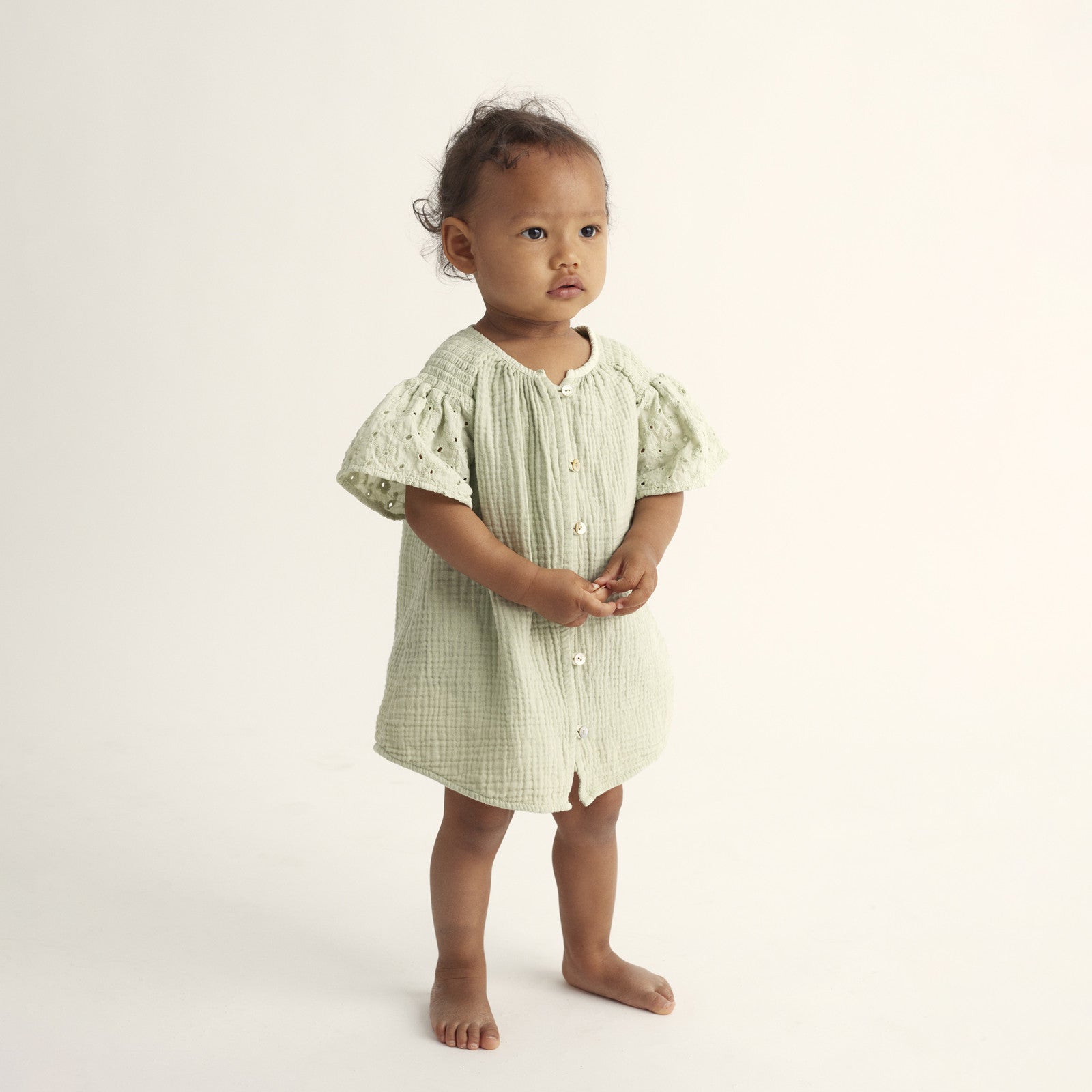 Baby dress Lara Tender Green