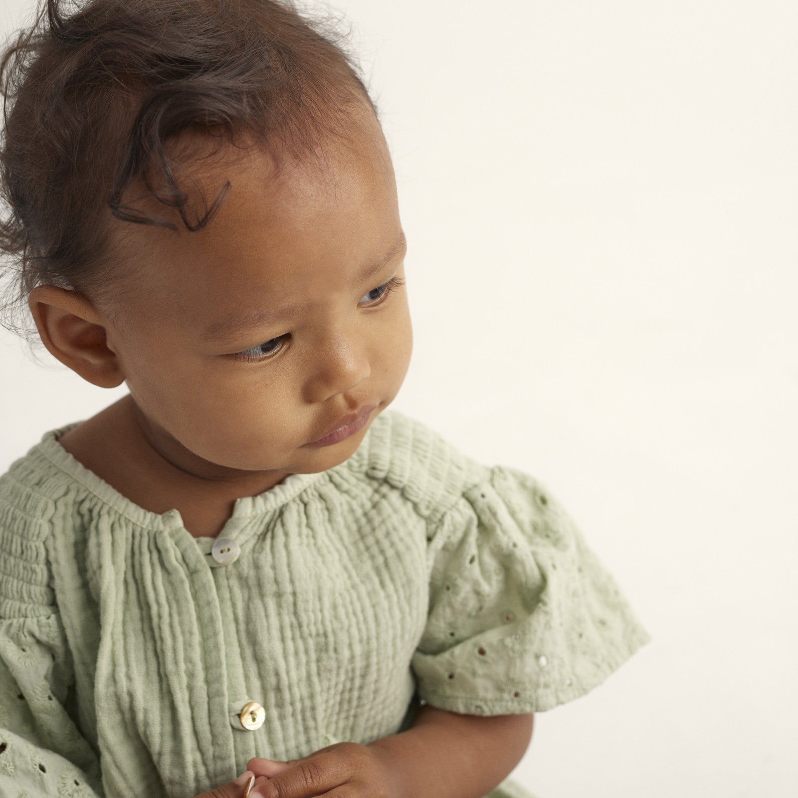 Baby dress Lara Tender Green