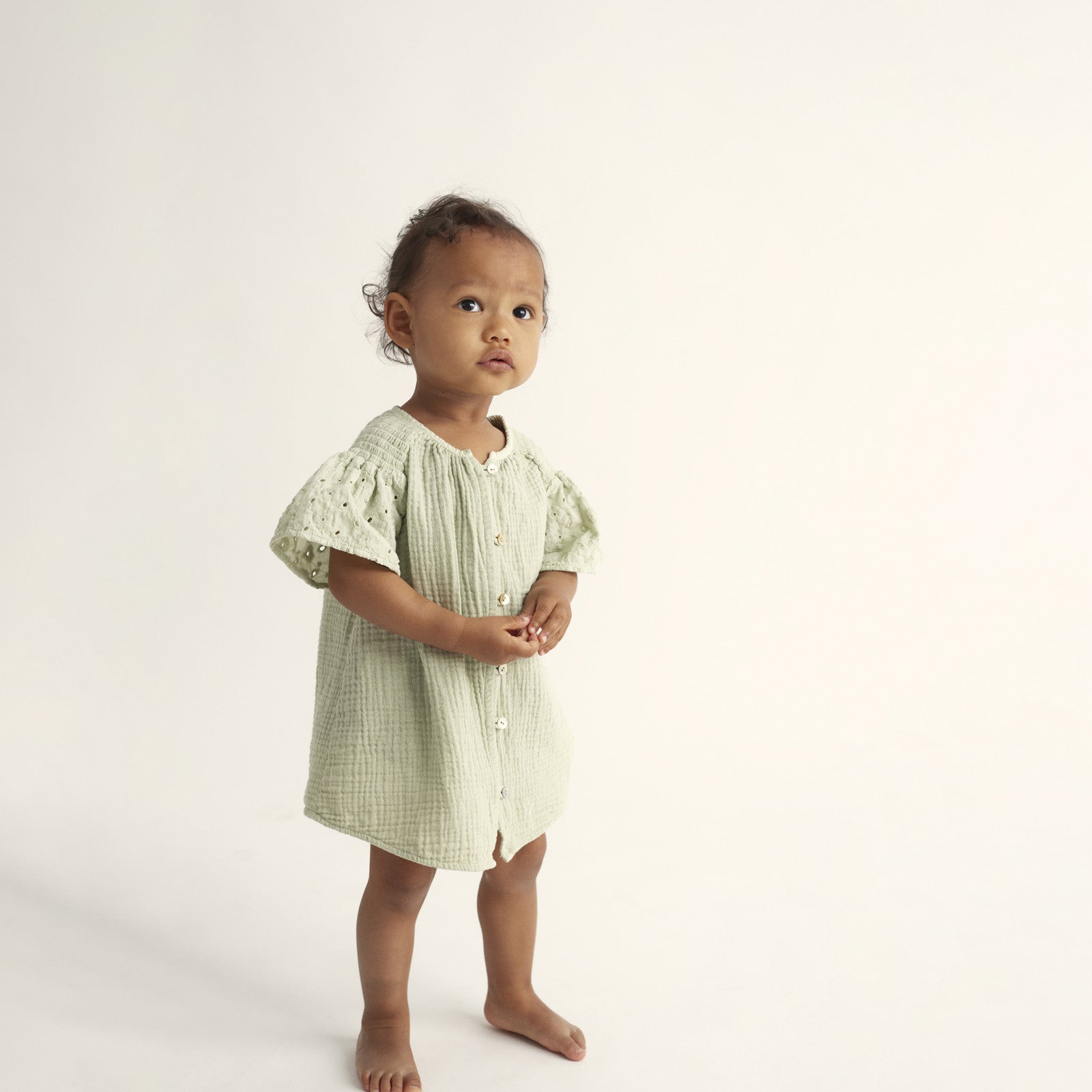 Baby dress Lara Tender Green