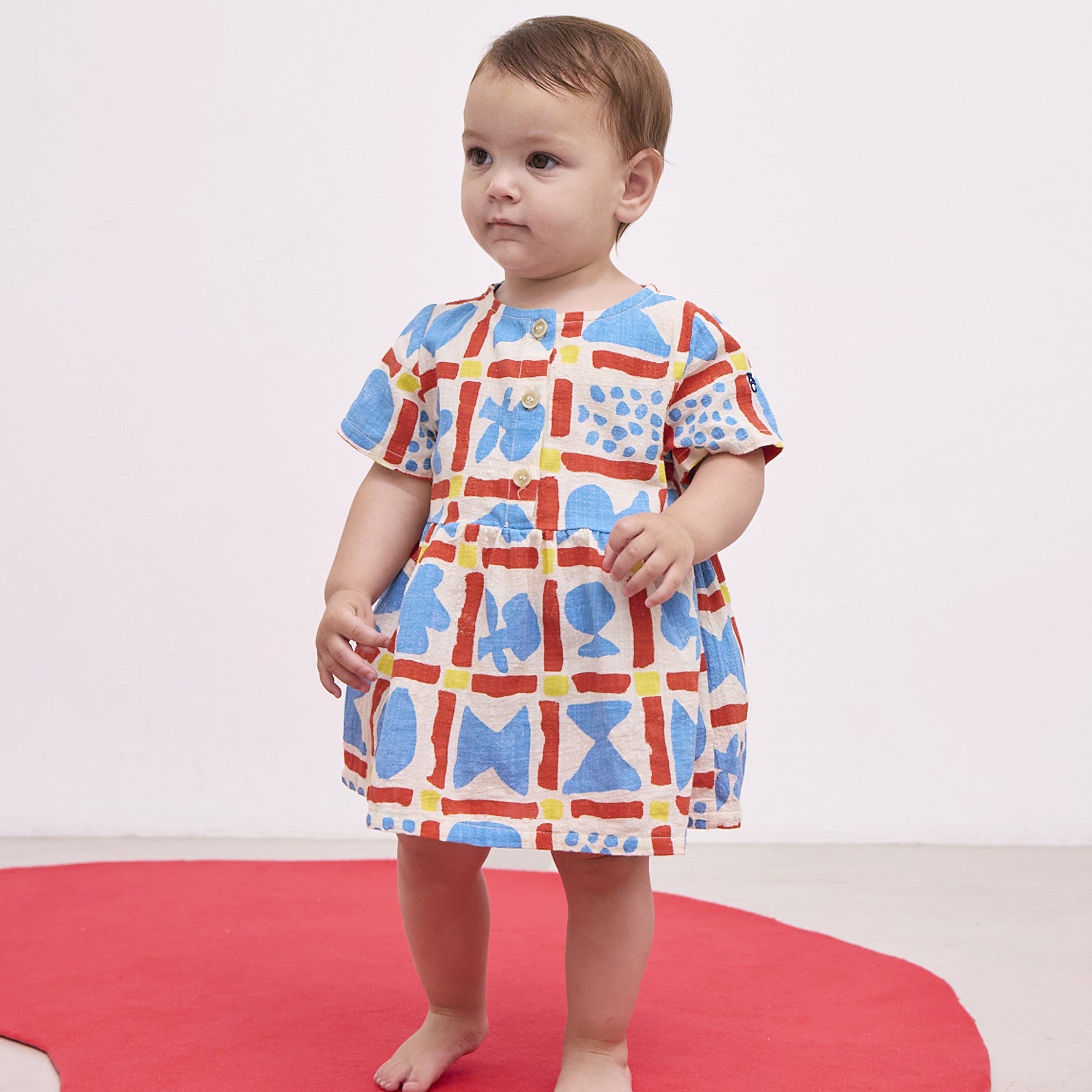Baby dress Geometric Game Multicolor