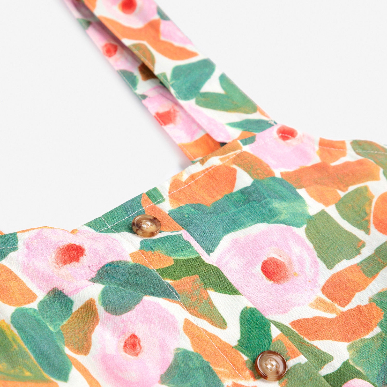 Kleid Floral Strap Multicolor