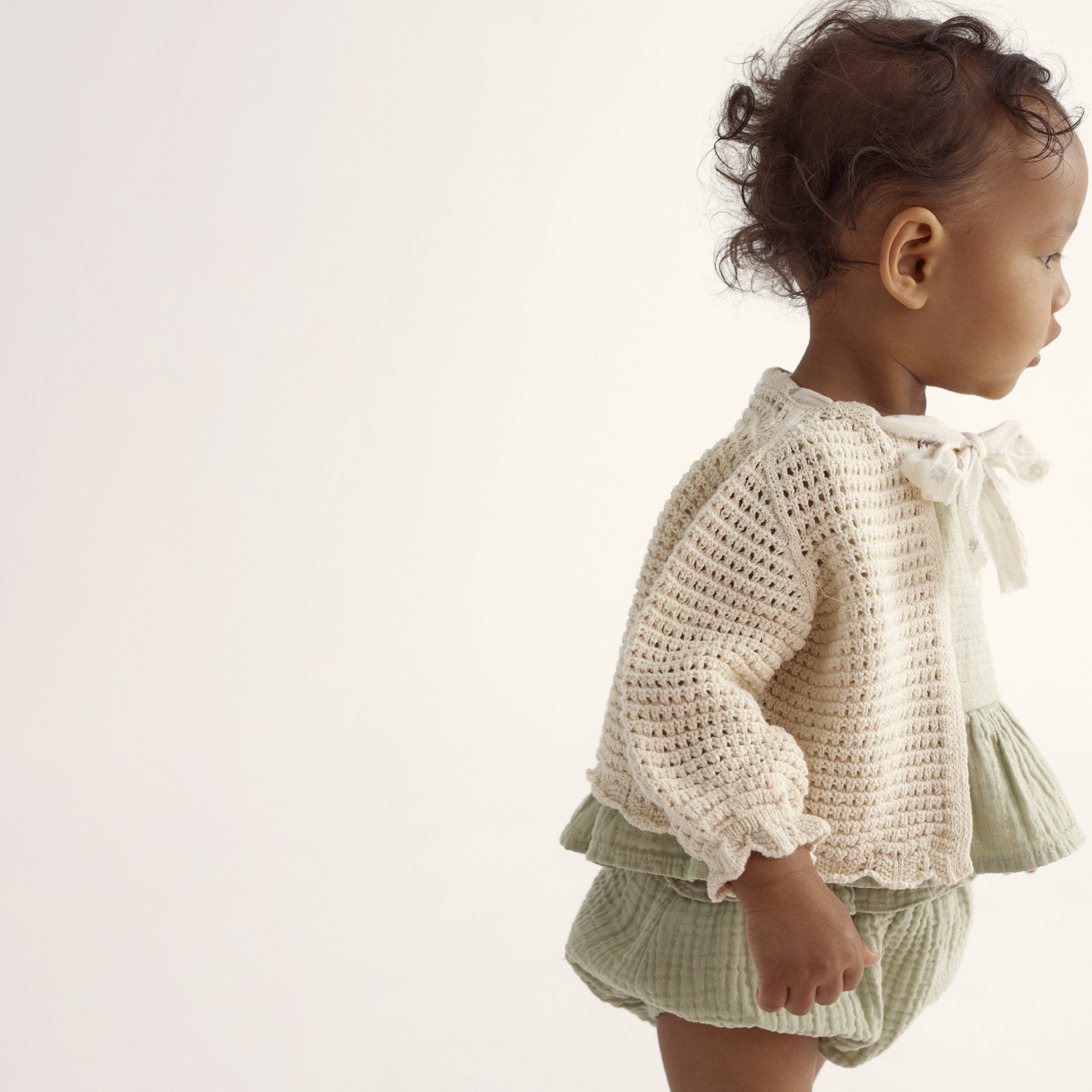 Top bébé Vera Tender Green