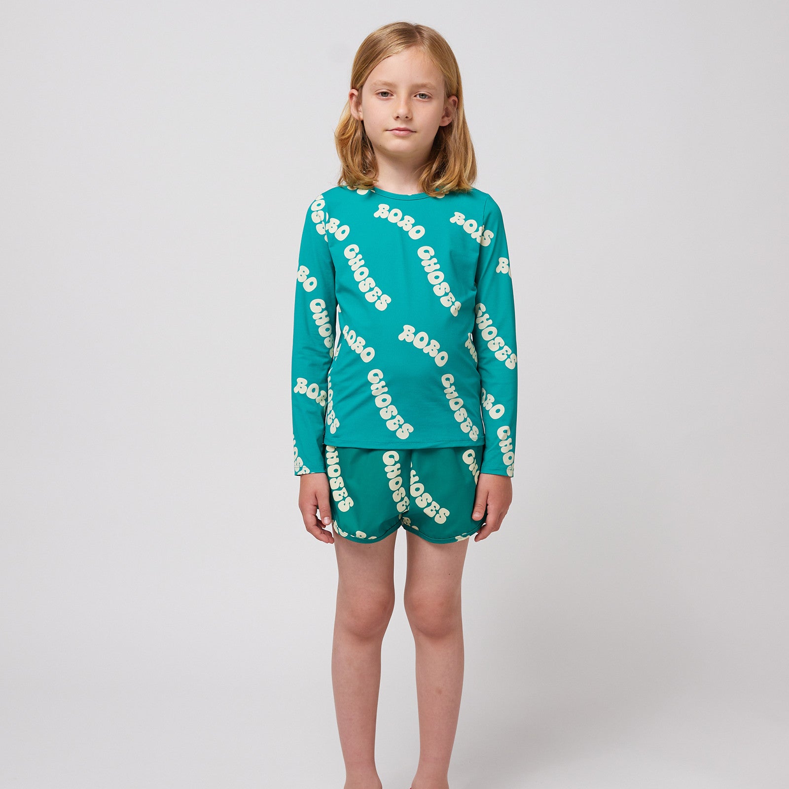 Swimming shorts Wavy Bobo Choses All Over Green