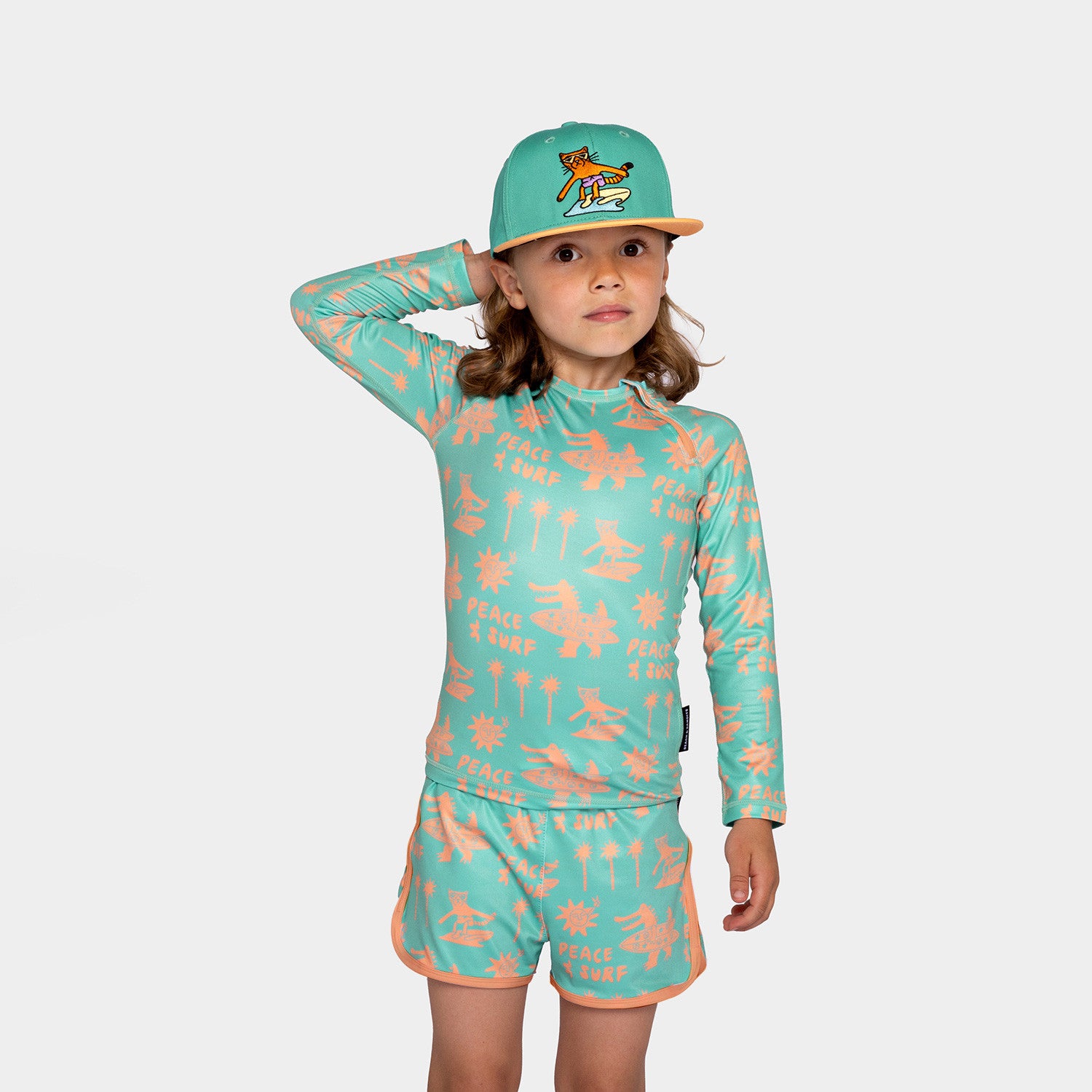 Swim shorts UPF 50+ Yaguáh Catback Green