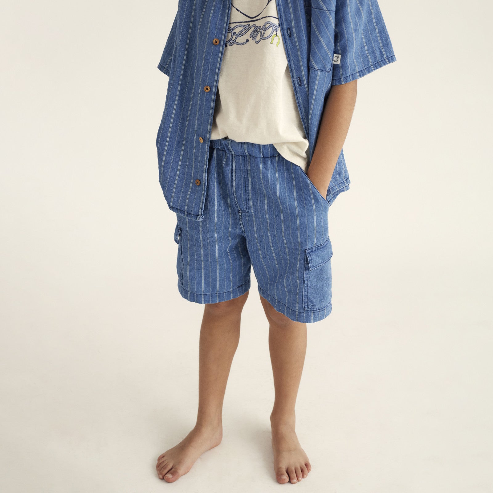 Short Leon Denim Blue