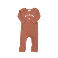 Baby one-piece Milking It Clay