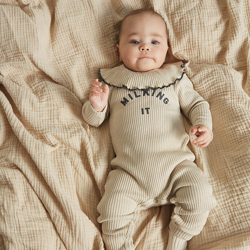 Baby Einteiler Milking It Oat