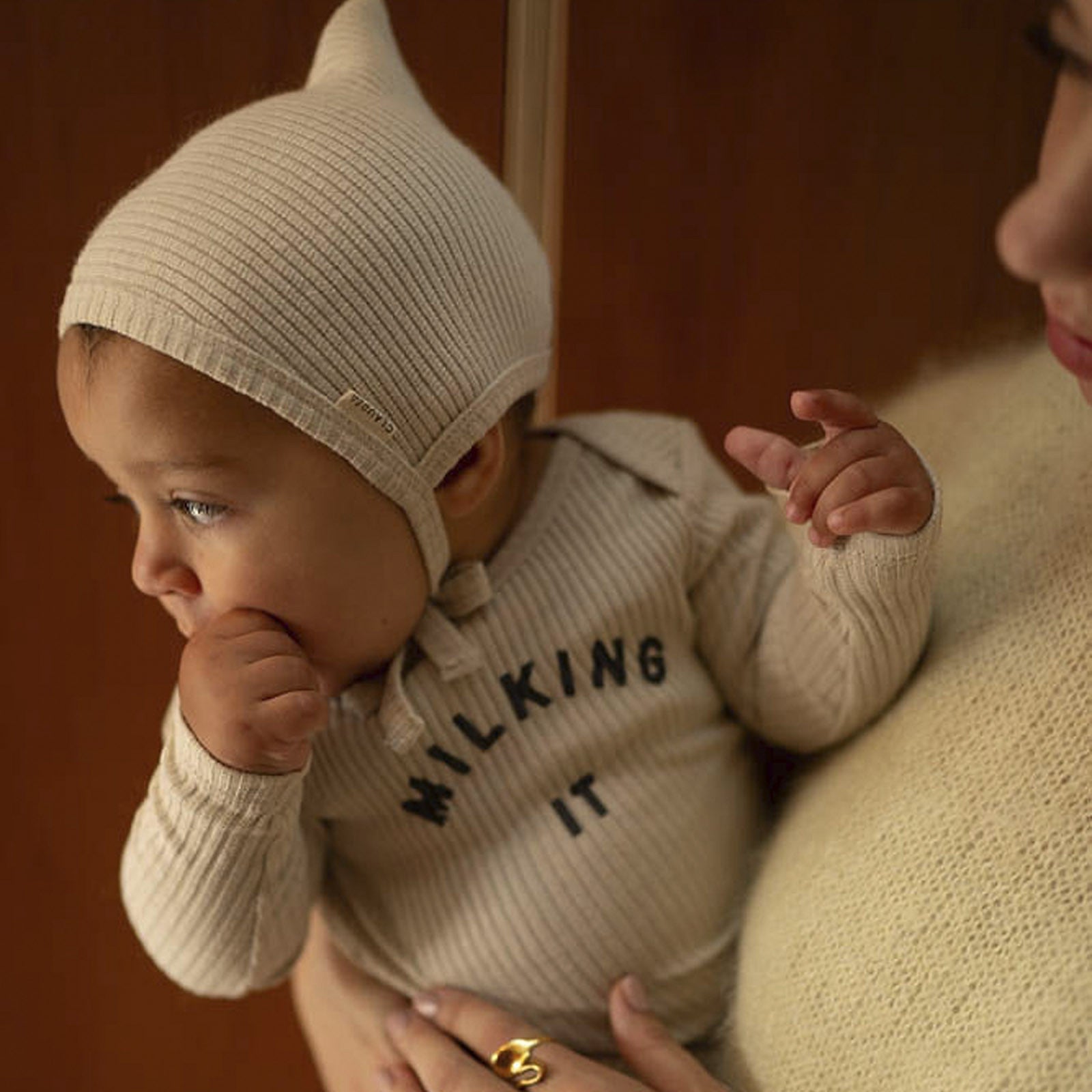 Bonnet bébé Rib Oat
