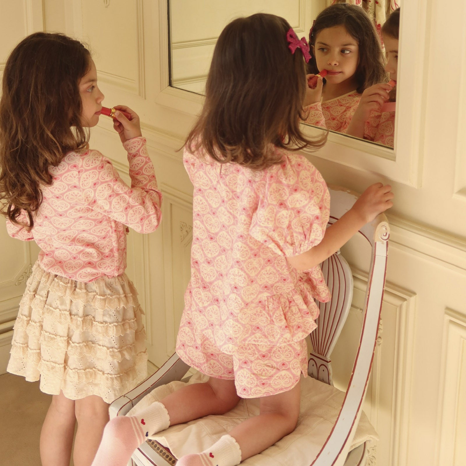 Ava Lacy Pink blouse