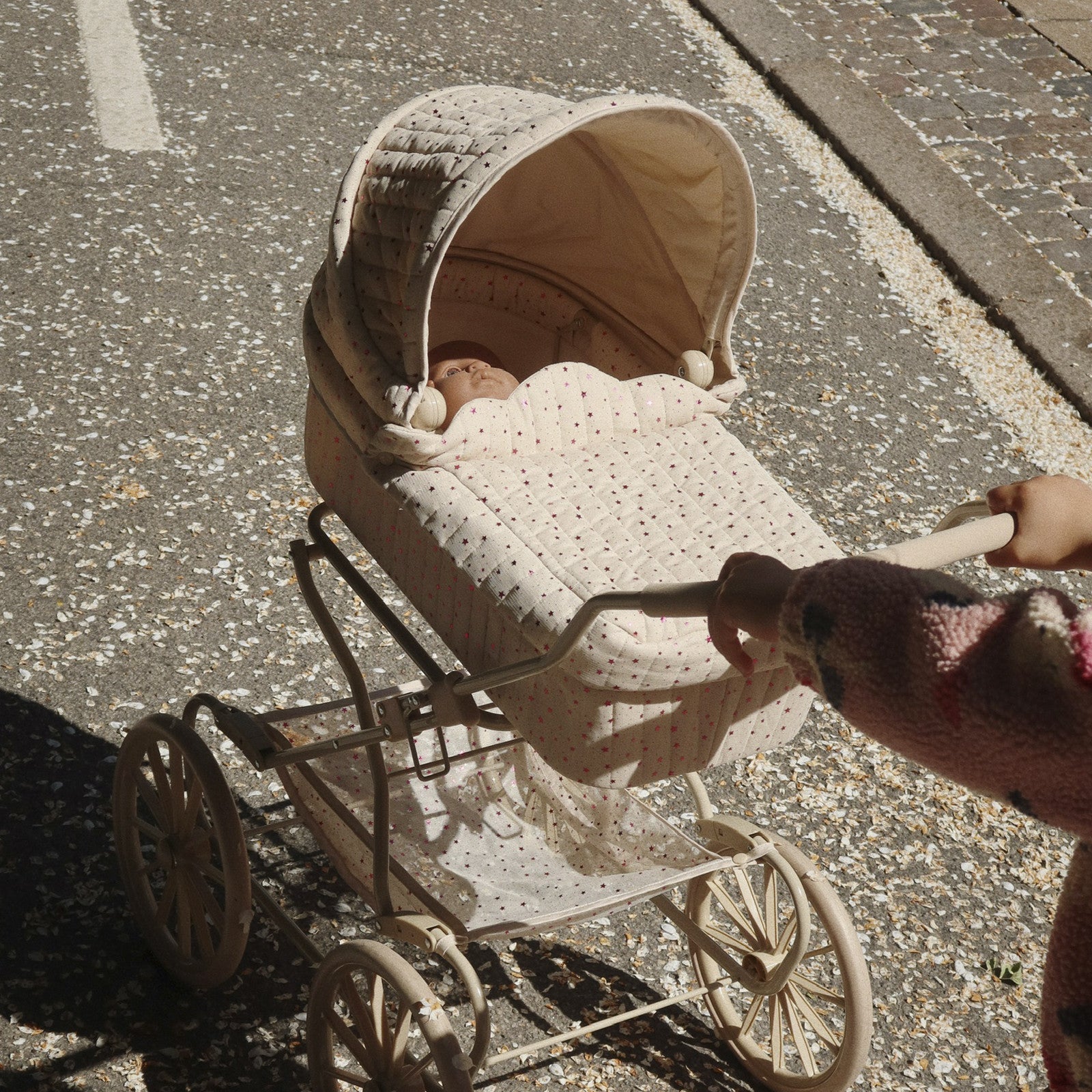 Doll's pram Tulle Fairy Etoile Sangria