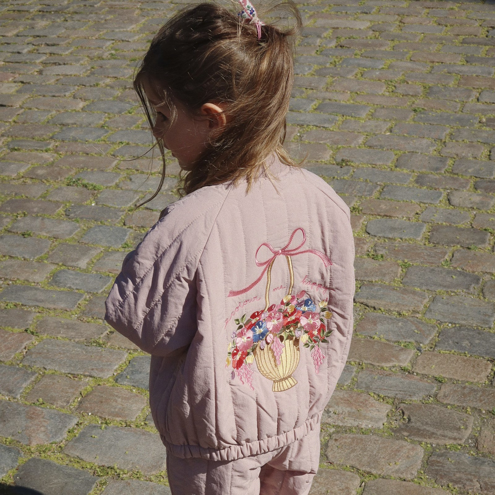 Juno Deauville mauve bomber jacket