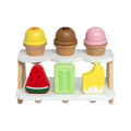 Bar à glaces avec 6 sortes de glaces