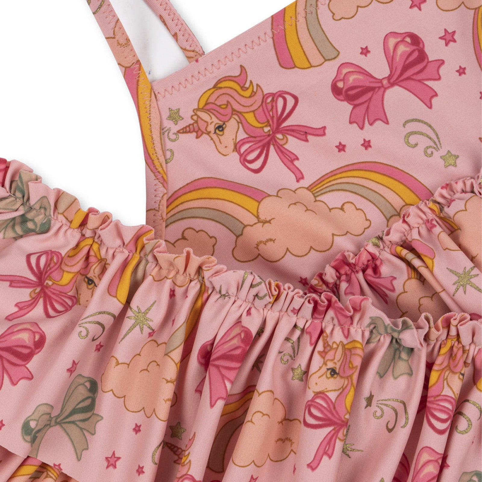 Bikini Manuca Frill Rainbow Bow