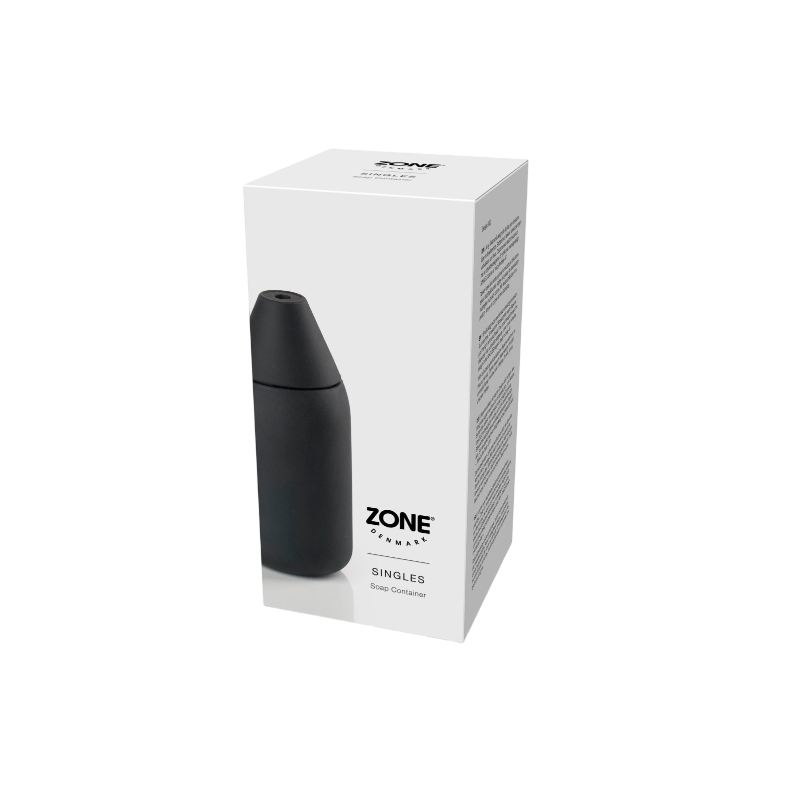 Zone Denmark Distributeur de savon Singles 300 ml, noir
