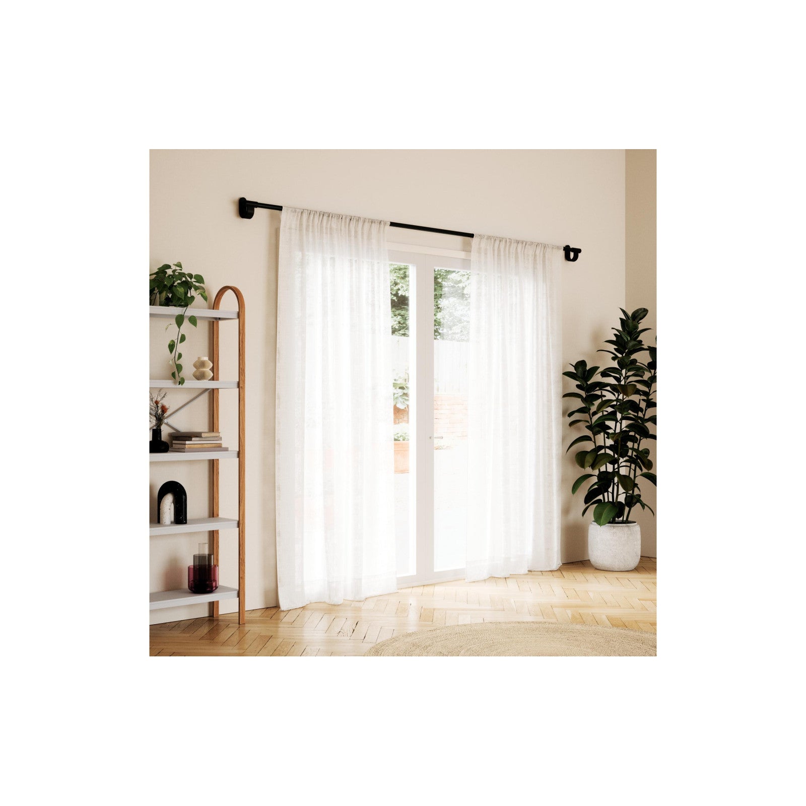 Umbra curtain rail Bellwood 107-305 cm, black